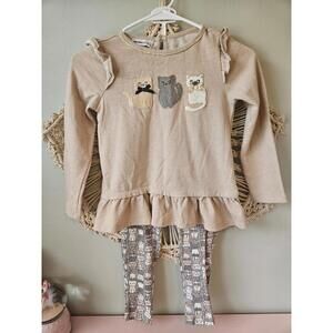 Sz 6x Kitty Sweater Set